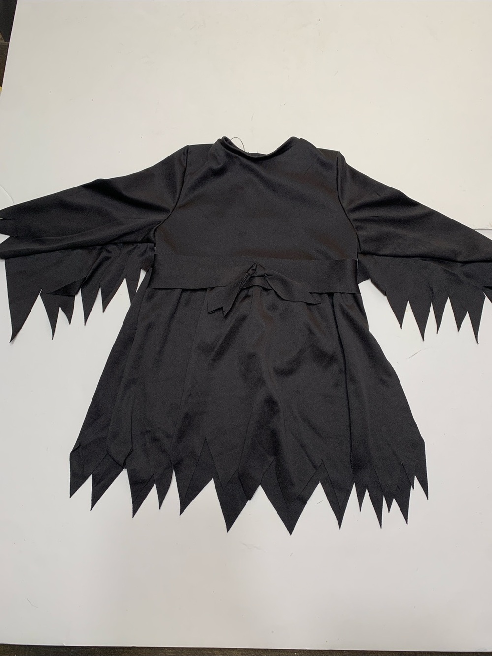 Spirit Black Jagged Hem Ghost Tunic Costume